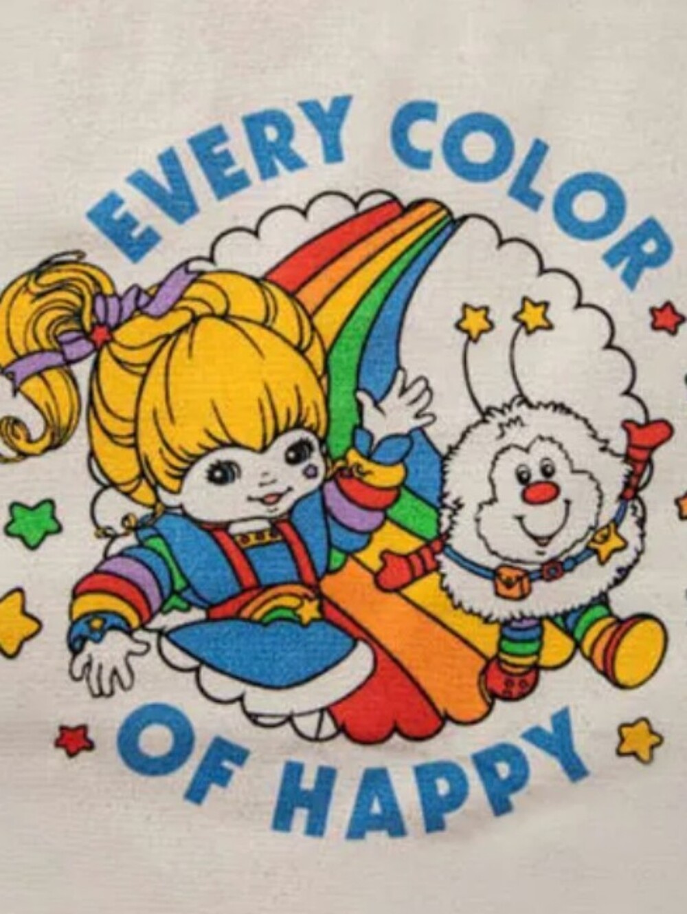 Rainbow Brite 'Every Color of Happy' 🌈 Canvas Tote Bag - Picture 2 of 9